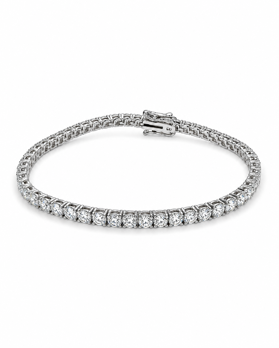 Diamond Tennis Bracelet in White Gold