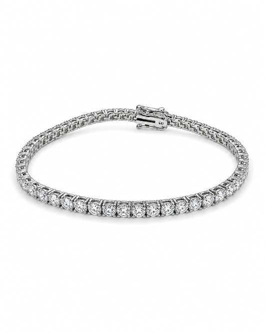 Diamond Tennis Bracelet in White Gold