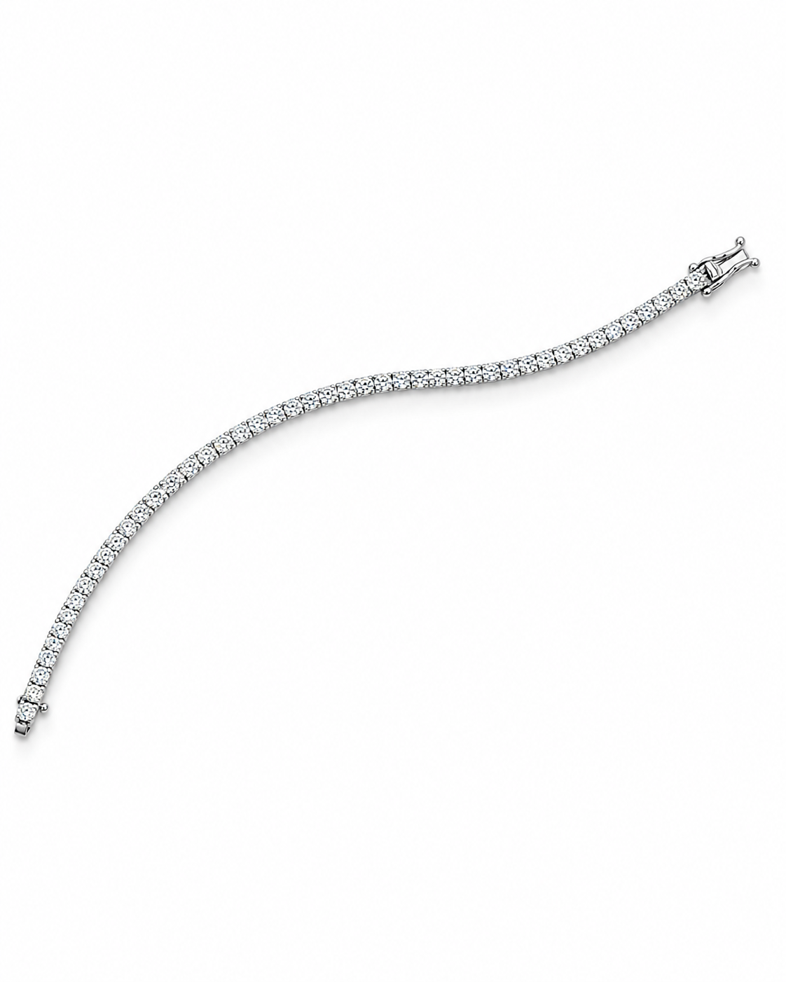 Diamond Tennis Bracelet in White Gold
